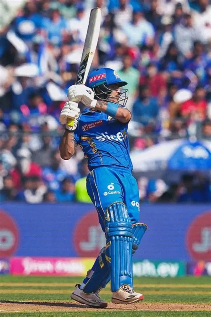 Ishan Kishan Powers Mumbai Indians Forward with Explosive Boundary Strike!