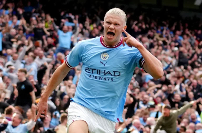 Unbelievable athleticism on display! Watch Erling Haaland go fully airborne