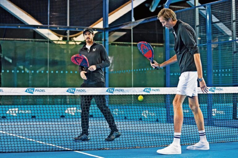 Andy Murray & Partner Playing Padel